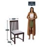 Abbey Sheesham Wood Four Seater Dining Set in Warm Chestnut Finish