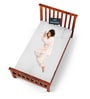 Abbey Sheesham Wood Single Bed In Honey Oak Finish