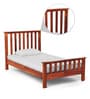 Abbey Sheesham Wood Single Bed In Honey Oak Finish