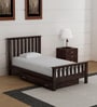 Abbey Sheesham Wood Single Bed With Drawer Storage In Warm Chestnut Finish