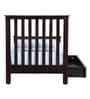 Abbey Sheesham Wood Single Bed With Drawer Storage In Warm Chestnut Finish