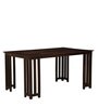 Abbey Sheesham Wood 6 Seater Dining Table in Warm Chestnut Finish