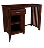 Abbey Sheesham Wood Writing Table In Provincial Teak With Storage
