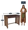 Abbey Sheesham Wood Writing Table In Provincial Teak