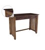 Abbey Sheesham Wood Writing Table In Provincial Teak