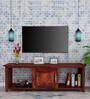 Abbey Sheesham Wood TV Console in Honey Oak Finish