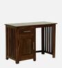 Abbey Sheesham Wood Writing Table in Scratch Resistant Provincial Teak Finish With Storage