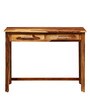 Abbey Sheesham Wood Writing Table in Rustic Teak Finish