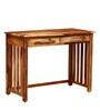 Abbey Sheesham Wood Writing Table in Rustic Teak Finish