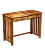 Abbey Sheesham Wood Writing Table in Rustic Teak Finish