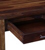 Abbey Sheesham Wood Writing Table In Provincial Teak