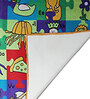 Multicolor Character Polyester 3 ft x 5 ft Kids Carpet