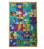Multicolor Character Polyester 3 ft x 5 ft Kids Carpet