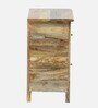Aaleahya Solid Wood Bedside Table In Multicolour