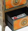 Aaleahya Solid Wood Bedside Table In Multicolour