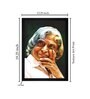Abdul Kalam Texture Paper Framed Art Print