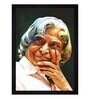 Abdul Kalam Texture Paper Framed Art Print