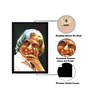 Abdul Kalam Texture Paper Framed Art Print