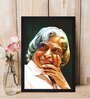 Abdul Kalam Texture Paper Framed Art Print