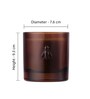 Abeille Copper Glass Scented Jar Candle