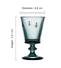 Abeille Midnight Blue Glass ( Set of 6 ) Wine Glass