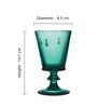Abeille Multicolor Glass ( Set of 4 ) Wine Glass
