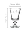 Abeille Transparent Glass ( Set of 4 ) Wine Glass