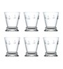 Abeille Transparent Glass ( Set of 6 ) Cocktail Glasses