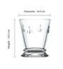 Abeille Transparent Glass ( Set of 6 ) Cocktail Glasses