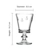 Abeille Transparent Glass ( Set of 6 ) Wine Glass