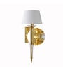 Aberdeenshire Brass Gold Glass Wall Light