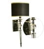 Aberdeenshire Glass & Shiny Brass Wall Light