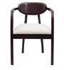 Abetos Arm Chair (Set of 2) in Brown Colour
