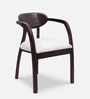 Abetos Arm Chair (Set of 2) in Brown Colour