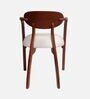 Abetos Teak Wood Arm Chairs In Brown  Finish