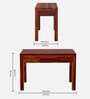 Abomey Writing Table In Honey Finish
