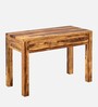 Abomey Writing Table In Natural Teak Finish