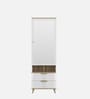Abran Dresser With Hidden Mirror Storage In High Gloss White Finish