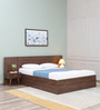 Abran King Size Bed with Storage & Bedside Tables in Brown Colour