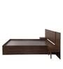 Abran King Size Bed with Storage & Bedside Tables in Brown Colour