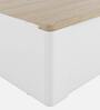 Abran Queen Size Bed With Full Hydraulic Storage In High Gloss White Finish