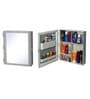 ABS Flora Plastic Bathroom Cabinet with Mirror White