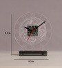 ABS Plastic Table Clock With LED Lights
