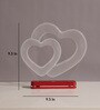 ABS Plastic Hearts Big N Small Table LED Lights