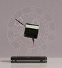 Scorpio Transparent Plastic Table Clock With LED Lights