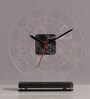 Scorpio Transparent Plastic Table Clock With LED Lights