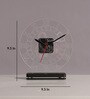Scorpio Transparent Plastic Table Clock With LED Lights