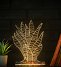 ABS Plastic Snake Plant 3D Table Lamps