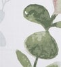 Green Floral 210 TC Cotton King Sized Bed Sheets with 2 Pillow Covers