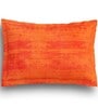 Orange Floral 220 TC Cotton King Sized Bed Sheets with 2 Pillow Covers